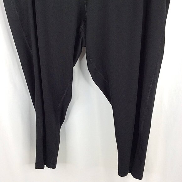 JMS Just My Size Active Capri Pants Womens Plus 3X 22W-24W Black Pull On Stretch - Picture 4 of 7